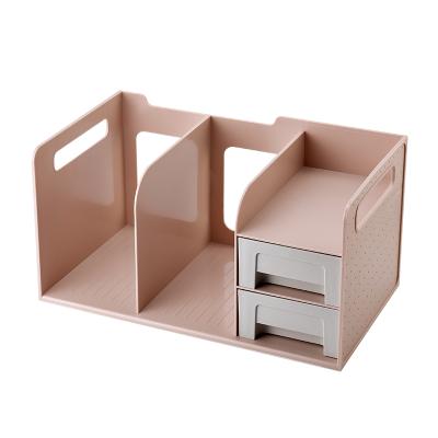 China Sustainable Multifunctional Standing Type Plastic Durable Shelf Storage With Drawers for sale