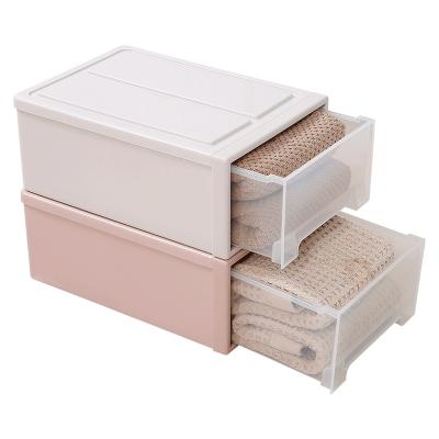 China Transparent Household Viable Wholesale Multilayer Combination Factory Plastic Drawer Storage Box for sale