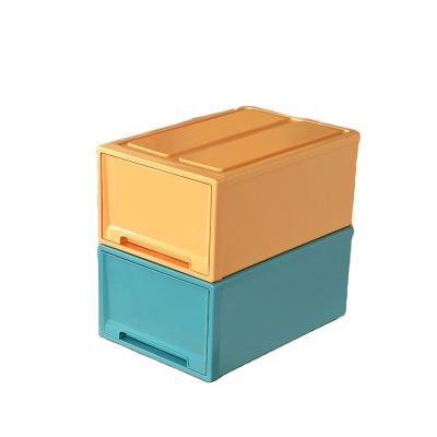 China Home Organizer For Underwear Underpants Sundries Storage Closet Viable Plastic Box Drawer Jars Mask Storage for sale