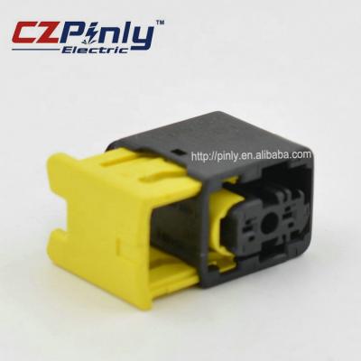 China Pin Female TE Amp Circular Automotive Connector 1-1418448-2 2 Pin For Truck Wire Harness for sale