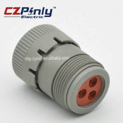 China German HD10 Series Automotive 3 Pin Female Waterproof Connector Kit HD16-3-96S for sale