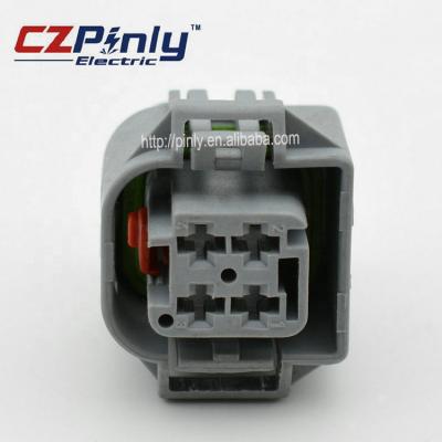 China 4 Pin Gray Automotive PBT GF20 Automotive Connector for sale