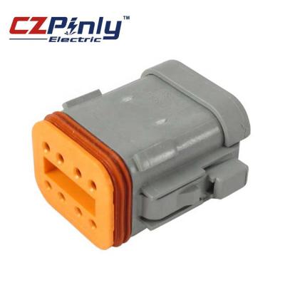 China DT06-08SA-C017 GERMAN Gray 8 Pin DT Series Waterproof Automotive Female Connector DT06-08SA-C017 for sale