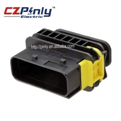 China Tyco Automotive Te Heavy Duty Waterproof 18 Pin Amp Wire Male Connector 1-1564412-1 for sale