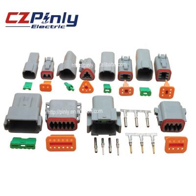 China Vehicle Systems DT06-4S AT06-4S 2Pin 4Ppin 6Pin 8Pin 12 Pin Female Male Waterproof Wiring Harness Connector for sale