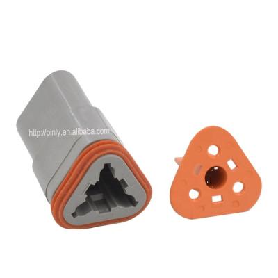 China 3 pin car connector cable german connector plug german plug automotive pa66 for sale