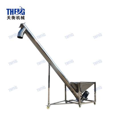 China Rusty Heavy Duty Coffee Powder Helical Screw Conveyor Price for sale