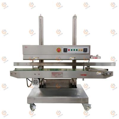 China Chemical plant hot sale bags machine automatic continuous strip sealer and plastic sachet with cheap price for sale