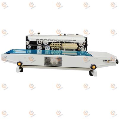 China Factory Supply Constant Heat Horizontal Machine Plastic Chemical Direct Bag Continuous Strip Heats Sealer for sale