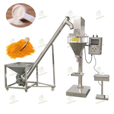 China Spicy Food Semi Automatic Milk Protein Powder Filler Machine With High Quality for sale