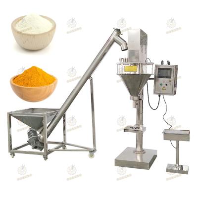 China Food Easy To Operate Semi Automatic Industrial Detergent Powder Auger Filler Machine for sale