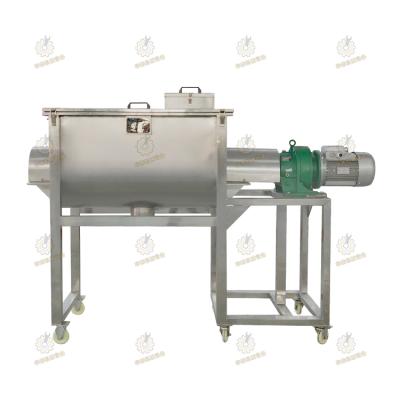 China Powder Spicy Horizontal High Efficiency Flour Milk Powder Ribbon Kneader Food Powder Ribbon Mixer for sale