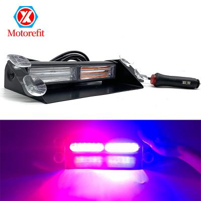 China Motorefit COB Strobe Color LED Strobe High Power 7 Modes Strobe Light Windshield Light Custom Car Warning Light Car Interior Accessories for sale