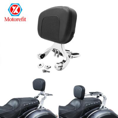 China PU+Solid Steel Multifunctional Motorcycle Passenger Sissy Bar Backrest For Harley Davidson Touring Street Road Electra Glide for sale