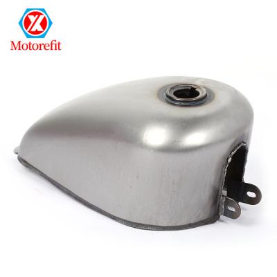 China New Motorefit Cafe Racer Fuel Tank Modified Universal Motorcycle Gas Tank With Lock Kits For Harley New BOB Fuel Tank 2.4Gal/9L for sale