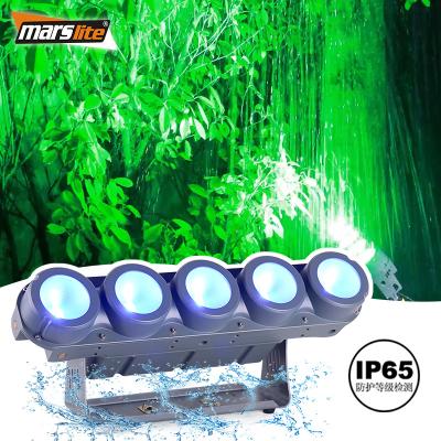 China Theme Park Profession DJ Disco Stage Wall Washer Light IP66 5*30W RGBA LED Outdoor Waterproof City Color for sale