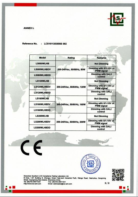 CE - Shenzhen Lite Science Electronics Co., Ltd.