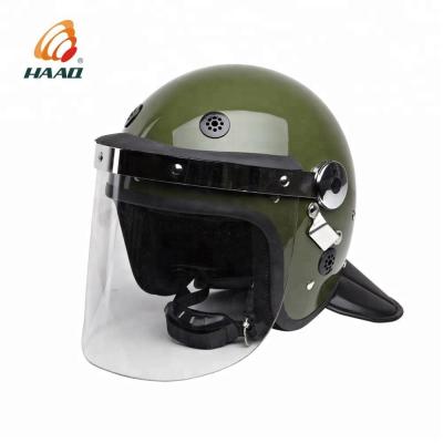 China ABS Argentia Anti Riot Helmets With PC Visor for sale