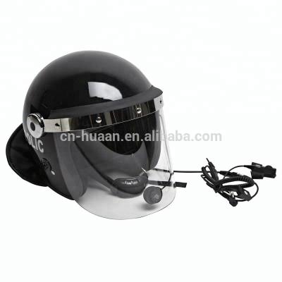 China ABS Police Anti Riot Helmet With Communications for sale