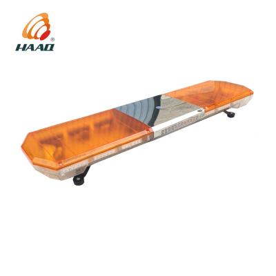 China Road Warning 1200mm Tow Truck Amber LED Vehicle Alarm Signal Red Blue Light Bar for sale