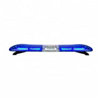 China Full Blue 47 Inch PC CEE R10 Warning Light Bar Alarm Strobe Lens For Ambulance 47 Inch for sale