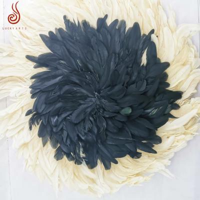 China 2019 New Design Handmade Ostrich Duck Artificial Feather Feathers Artificia Flow Pads Wholesale Cream Navy Decoration For Dining Decoration for sale