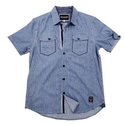 China Breathable China Factory Promoting 100% Cotton Spring Short Sleeve Men Casual Shirts for sale