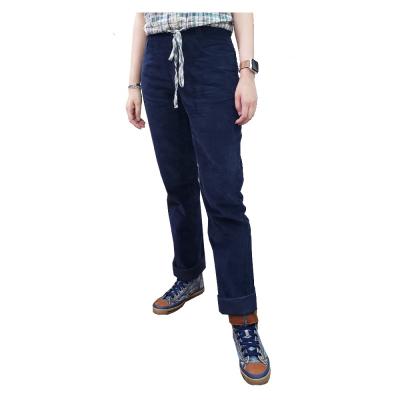 China Best Selling Custom Made Corduroy High Quality Warm Flat Cotton Unisex 100% Woven Fashion Pants for sale