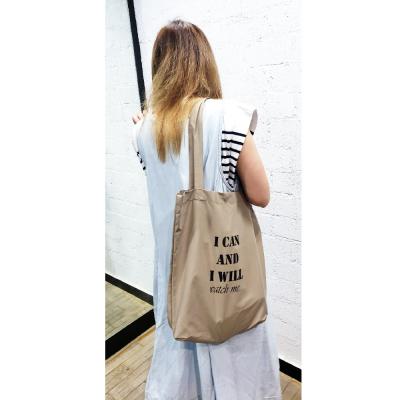 China Wholesalers Handled Customized Design Printed 100% Cotton Handled Casual Shopping Tote Bag for sale