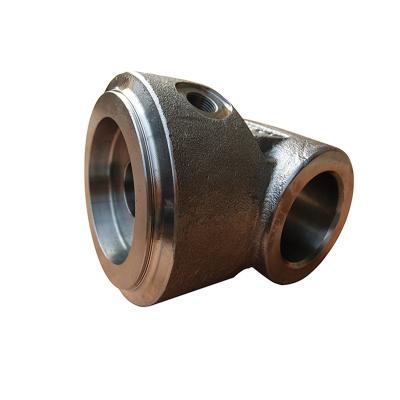 China Iron Lost Wax Carbon Steel Casting Joint Hydraulic Cylinder Parts for sale