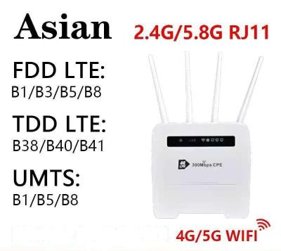 China Stylish High Quality 4G Wifi Router Speed ​​Ultra Wireless LTE CPE For Asian Market for sale