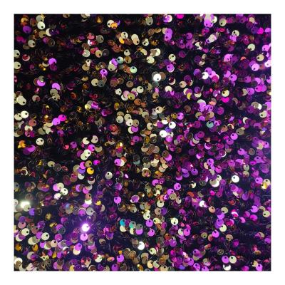 China Breathable Velvet Embroidered Lace Fabric African Bridal Sequin Lace Fabric Embroidered Lace Fabric for sale