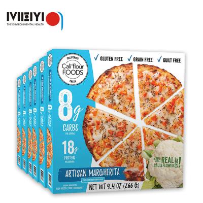 China Eco Recyclable Wholesale Corrugated Pizza Delivery Boxes Empty Frozen Pizza Paper Box Custom Printed for sale