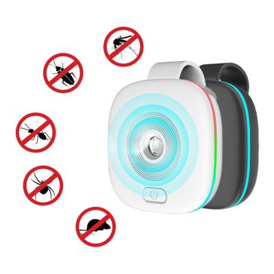 China Confirmed Portable Nano Spray USB Tracking Ultrasound Pest Mosquito Repellent With Ambient Light for sale