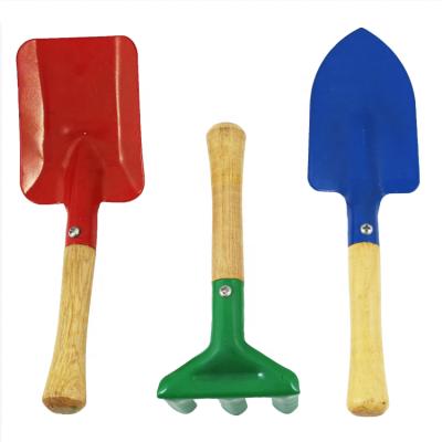 China 3 PC Eco-Friendly Kids Garden Hand Tools Kit Mini Garden Tool Set for sale