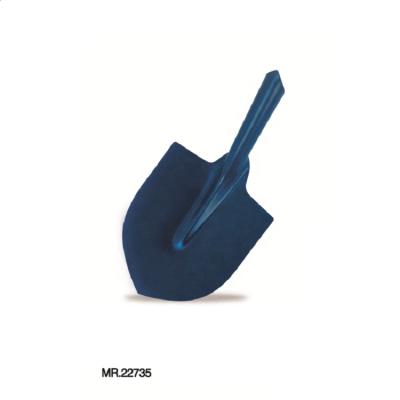 China Eco-friendly Garden Shovel Head Martin Shovel Neck Mat Blue Color Head Head With Straight Agricultural Shovel for sale