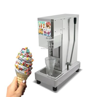 China Hotels Mvckyi commercial frozen ice cream mixer / swril freeze frozen dessert machine / swirl frozen fruit for sale