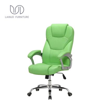 China (Size) Adjustable Ergonomic Modern Colorful Executive Leather Office Chair for sale