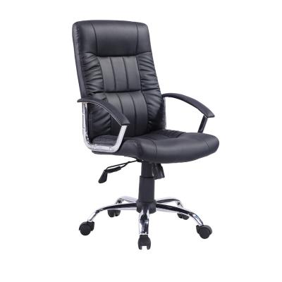 China (Size) Executive Office Leather Chair Adjustable Black Ergonomic Chair for sale