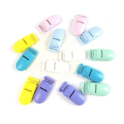 China BPA Free PP Material Dummy Clips Silicone Baby Pacifier Clip Holder for sale