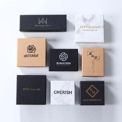 China Special Paper LOGO Printing Jewelry Box Custom Environmental Friendly Cardboard Paper Packaging Box Pendant for sale