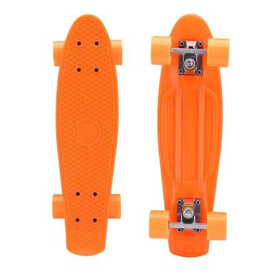 China 2022 New Fashion Child Skateboard PU Wheel Custom ABS Fish Skateboard For Kids for sale