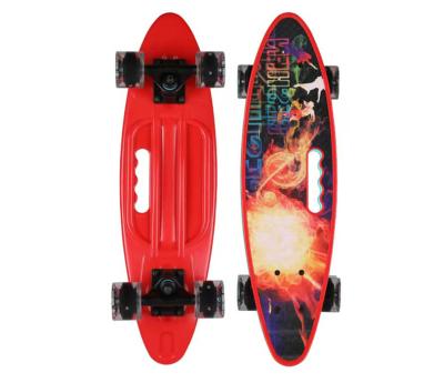 China 2022 New Fashion Youth Custom Skate Board PU Wheel Fish Skateboard For Adults for sale