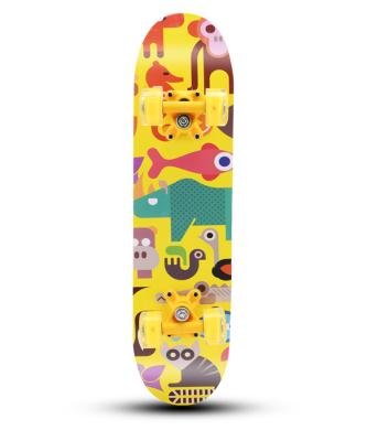 China Custom Factory Supply Kid Skateboard Durable Maple Long Skateboard PU Wheel Board Custom Skateboard For Kid for sale