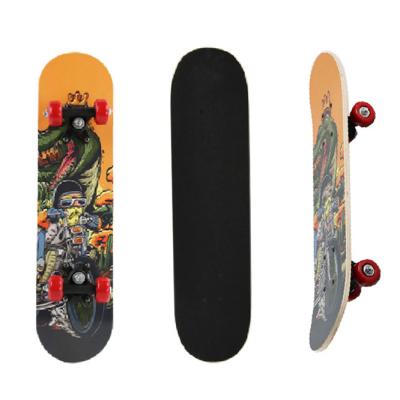 China Factory Supply Kid Skateboard OEM Blank Board 7 Ply Wooden Canadian Maple Deck for sale