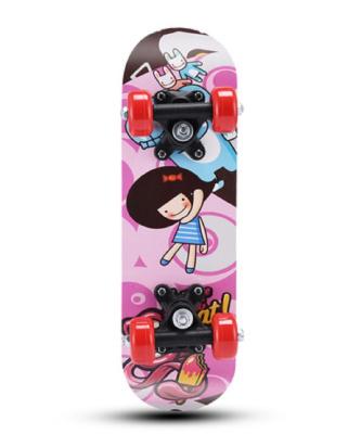 China Child Factory Price PVC Wheel Blank 17 Inch Long Board Maple Skateboard For Kids for sale