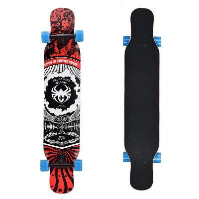 China 2022 New Kid's 46 Inch Wooden Maple Board Cross Country Custom Skateboard Long For Teenagers Boys Girls for sale