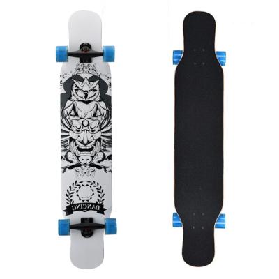 China Hot Selling Kid Custom Skateboard 46 Inch Long Wooden Maple Board Cross Country For Adults for sale