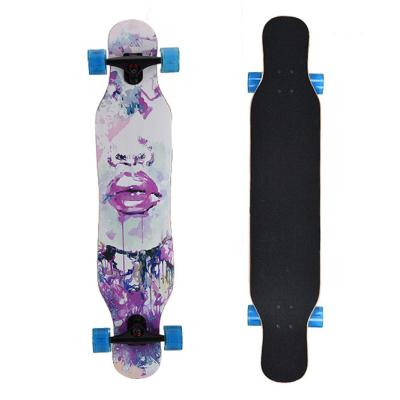 China Fashion Hot Selling Child Maple Long Board Wooden Skateboard For Kids for sale