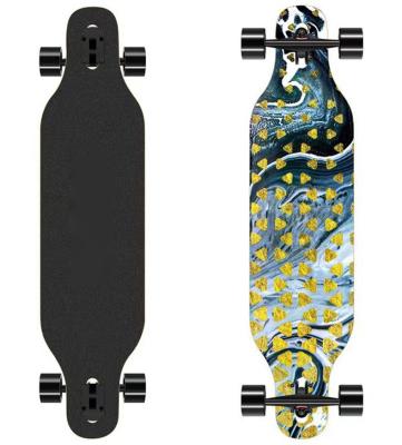 China 2022 New Kid's 41 Inch Maple Wood Teenagers With Good Backing Long Board Custom Skateboard For Adults for sale